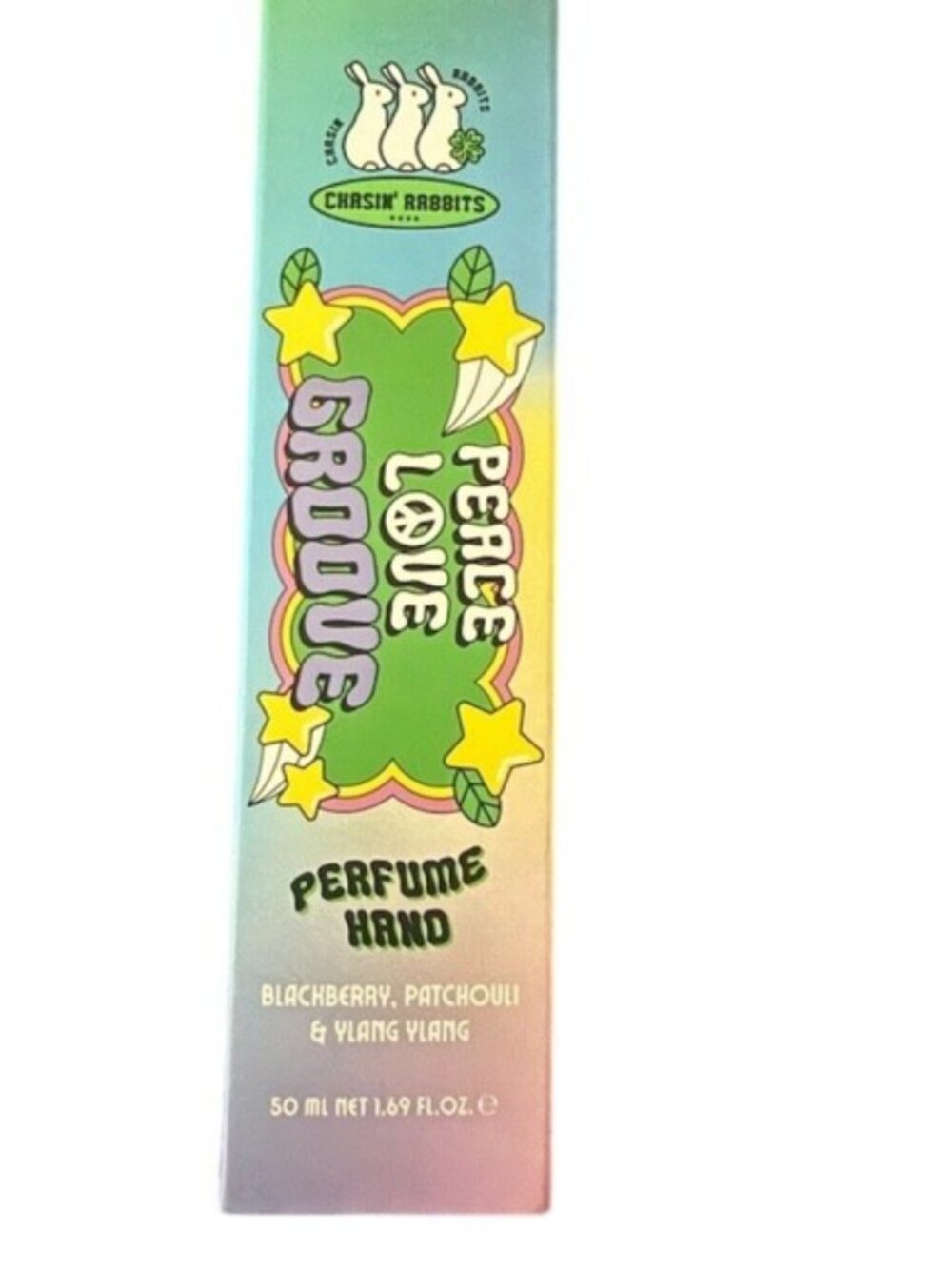 Chasin Rabbits Peace Love Groove Perfumed Hand Cream Blackberry NIB
